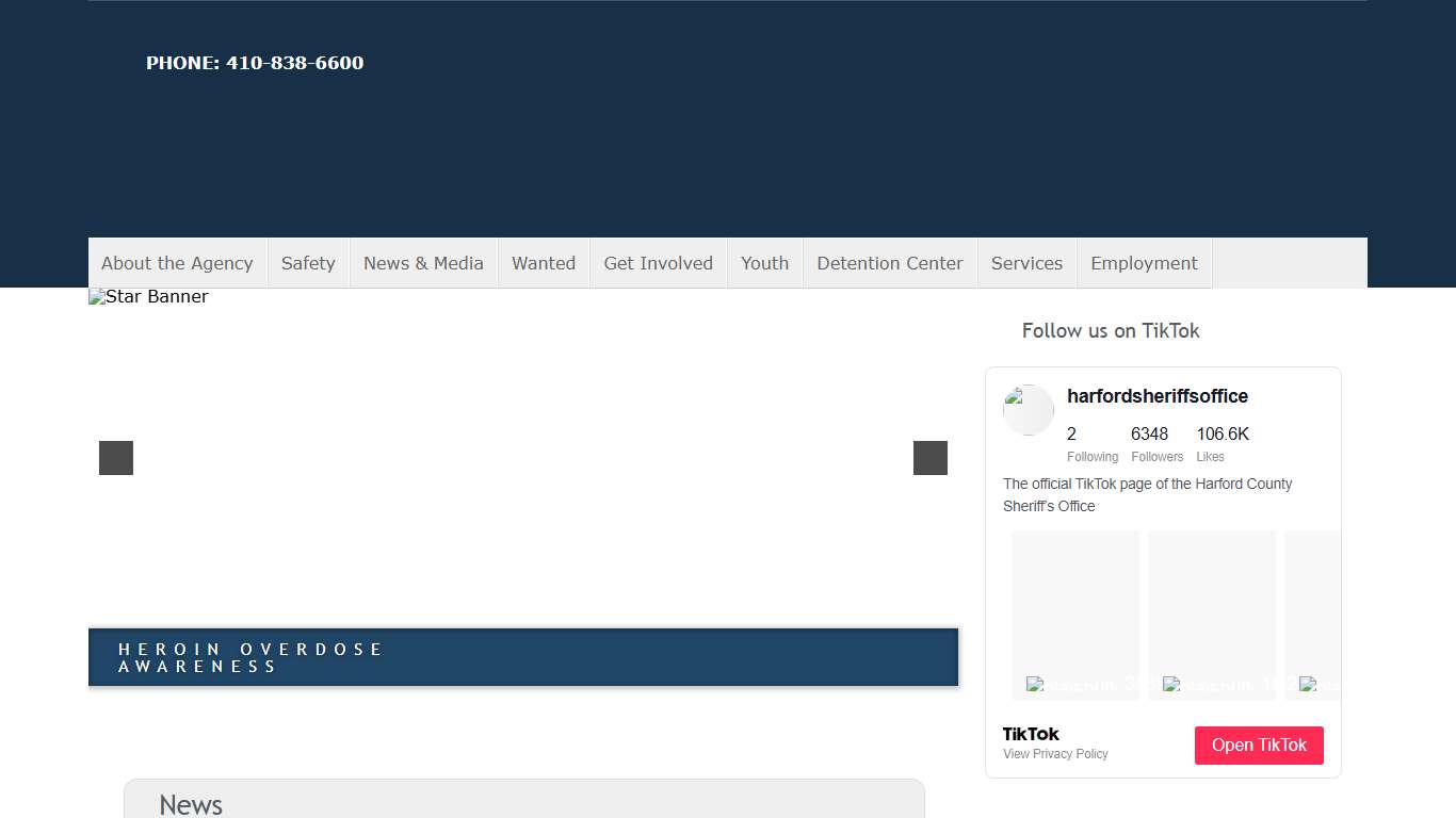 Harford County Sheriff's Office:Harford County Sheriff's Office - With courage, honor and integrity we protect the rights of all citizens